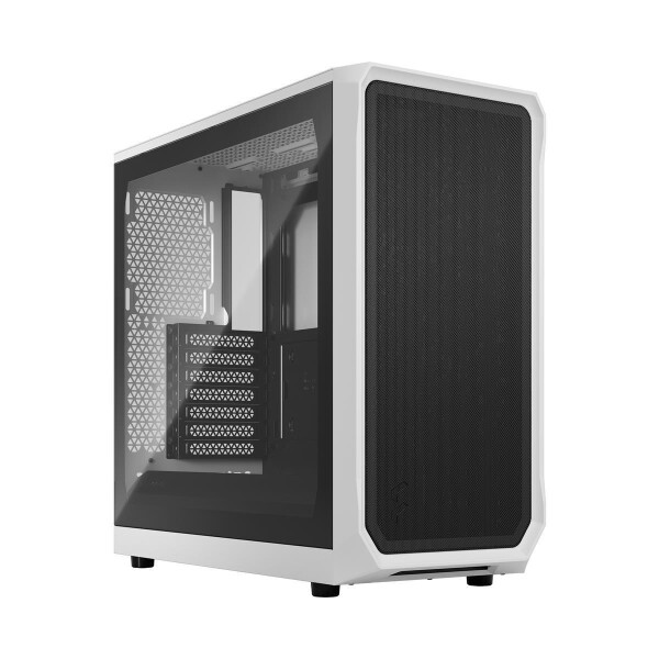 Fractal Design Geh Focus 2 White TG Clear Tint - ATX - Micro/Mini/Flex-ATX