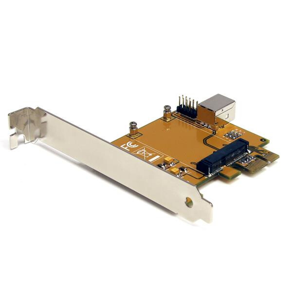 StarTech.com PCI Express auf Mini PCI Express Adapter Karte - PCIe - Mini PCIe - 0 - 55 °C - -20 - 85 °C - 5 - 95% - 14 mm