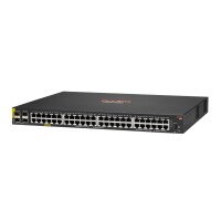 HPE Networking 6100 48G Class4 PoE 4SFP+ 370W - Managed - L3 - Gigabit Ethernet (10/100/1000) - Power over Ethernet (PoE) - Rack-Einbau - 1U