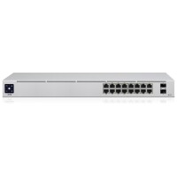 Ubiquiti UniFi 16-Port PoE - Managed - L2/L3 - Gigabit Ethernet (10/100/1000) - Power over Ethernet (PoE) - Rack-Einbau - 1U