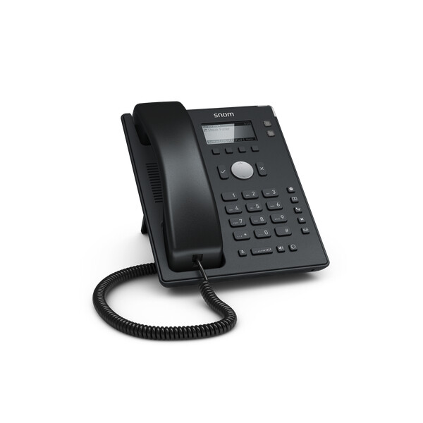 Snom D120 - IP-Telefon - Schwarz - Kabelgebundenes Mobilteil - Tisch/Wand - Im Band - Out-of band - SIP-Info - 2 Zeilen