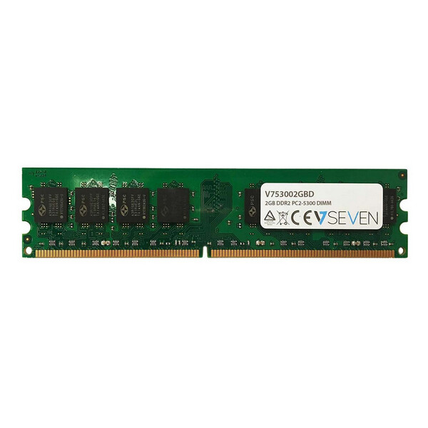 V7 2GB DDR2 PC2-5300 667Mhz DIMM Desktop Arbeitsspeicher Modul - V753002GBD Speichermodul