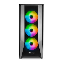 Sharkoon ELITE SHARK TG7M RGB - PC - Schwarz - ATX - EATX - micro ATX - Mini-ITX - Gaming - Multi - Taschenlüfter