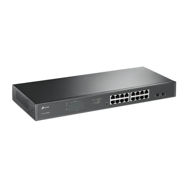 TP-LINK TL-SG1218MPE - Managed - L2 - Gigabit Ethernet (10/100/1000) - Power over Ethernet (PoE) - Rack-Einbau - 1U