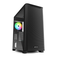 Sharkoon M30 RGB ATX E-ATX - Full Tower - PC - Schwarz - ATX - EATX - Gaming - Blau - Grün - Rot