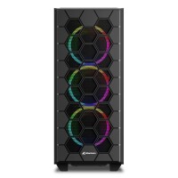 Sharkoon RGB HEX - Desktop - PC - Schwarz - ATX - micro ATX - Mini-ITX - Gaming - Multi