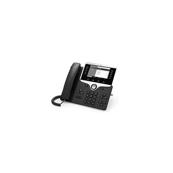 Cisco 8811 - IP-Telefon - Schwarz - Kabelgebundenes Mobilteil - Tisch/Wand - LCD - 800 x 480 Pixel