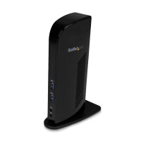 StarTech.com Dual Monitor USB 3.0 Laptop Docking Station mit HDMI & DVI/VGA, 6x USB-A Hub,