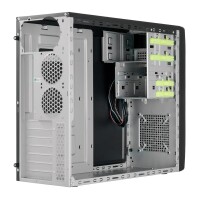 Chieftec CG-04B-OP - Midi Tower - PC - Schwarz - ATX - micro ATX - SECC - 14 cm
