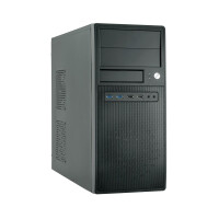 Chieftec CG-04B-OP - Midi Tower - PC - Schwarz - ATX -...