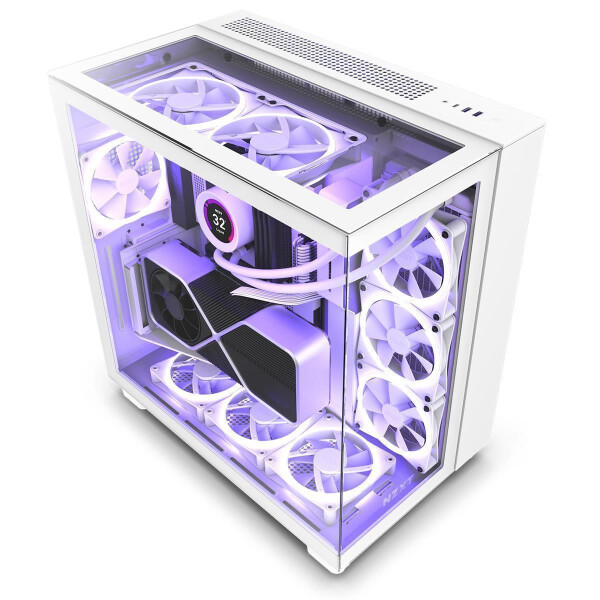 NZXT Case H9 Elite White Midi ATX - Gehäuse