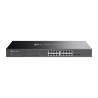 TP-Link - TL-SG1218MP - 19" PoE Switch 18xGb 2xSFP Co