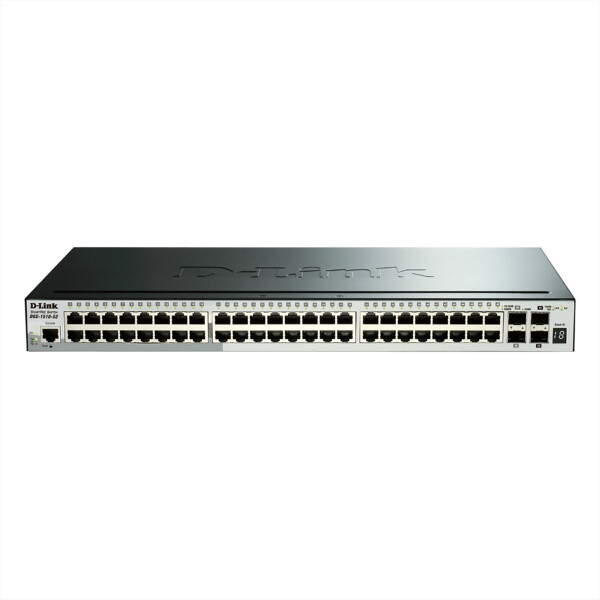 D-Link DGS 1510-52X - Switch - L3 - Smart - 48 x/1000+ 4 10 Gigabit SFP+ - Switch - Glasfaser (LWL)