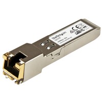 StarTech.com Cisco GLC-T kompatibel SFP Transceiver Modul - 1000BASE-T - 10er Pack - Kupfer - 1000 Mbit/s - SFP - 100 m - Gigabit Ethernet - IEEE 802.3ab
