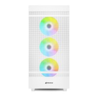 Sharkoon REBEL C50 RGB ATX - Full Tower - PC - Weiß - ATX - micro ATX - Mini-ITX - Metall - Gehärtetes Glas - Multi