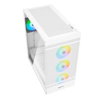 Sharkoon REBEL C50 RGB ATX - Full Tower - PC - Weiß - ATX - micro ATX - Mini-ITX - Metall - Gehärtetes Glas - Multi