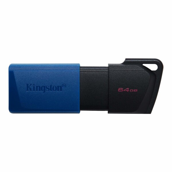 Kingston DataTraveler 64GB USB3.2 Gen 1 Exodia M (Schwarz + Blau) - 2 Pieces - 64 GB - USB Typ-A - 3.2 Gen 1 (3.1 Gen 1) - Dia - 20 g - Schwarz - Blau