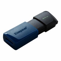 Kingston DataTraveler 64GB USB3.2 Gen 1 Exodia M (Schwarz + Blau) - 2 Pieces - 64 GB - USB Typ-A - 3.2 Gen 1 (3.1 Gen 1) - Dia - 20 g - Schwarz - Blau