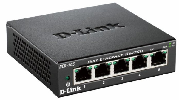 D-Link DES-105 - Unmanaged - L2 - Vollduplex
