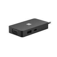 Microsoft USB-C Travel Hub Black - 3.2 Gen 2 (3.1 Gen 2)...