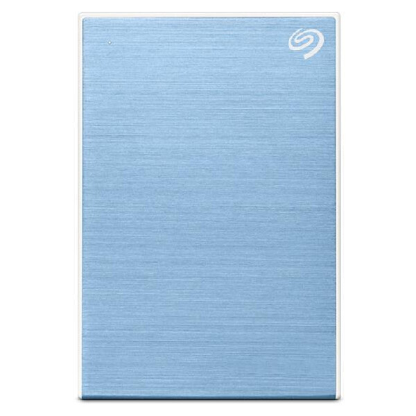 Seagate One Touch with Password 4TB Light Blue - Festplatte - 2,5"