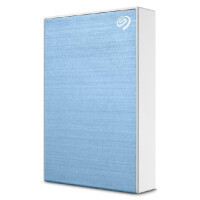 Seagate One Touch with Password 4TB Light Blue - Festplatte - 2,5"