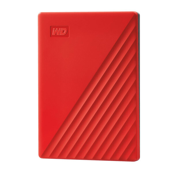 WD My Passport - 2000 GB - 2.5 Zoll - 3.2 Gen 1 (3.1 Gen 1) - Rot