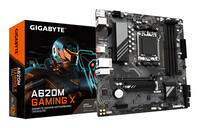 Gigabyte A620M GAMING X Motherboard - Unterstützt AMD Ryzen 8000 CPUs - 8+2+1 Phasen Digital VRM - bis zu 8000MHz DDR5 (OC) - 1xPCIe 4.0 M.2 - GbE LAN - USB 3.2 Gen 2 - AMD - Sockel AM5 - AMD Ryzen 7000 Series - Sockel AM5 - 192 GB - DDR5-SDRAM