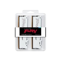 Kingston FURY Beast 32 GB 5600 MT/s DDR5 CL40 DIMM (2er-Kit) White RGB XMP - 32 GB - 2 x 16 GB - DDR5 - 288-pin DIMM