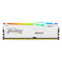 Kingston FURY Beast 32GB DIMM 5600MT/s DDR5 CL40 Kit of 2 White RGB XMP - 32 GB - DIMM