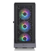 Thermaltake Ceres 500 TG ARGB - Midi Tower - PC - Schwarz - ATX - EATX - micro ATX - Mini-ITX - Metall - Gehärtetes Glas - Multi