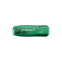 Intenso Rainbow Line - 8 GB - USB Typ-A - 2.0 - 28 MB/s - Kappe - Grün