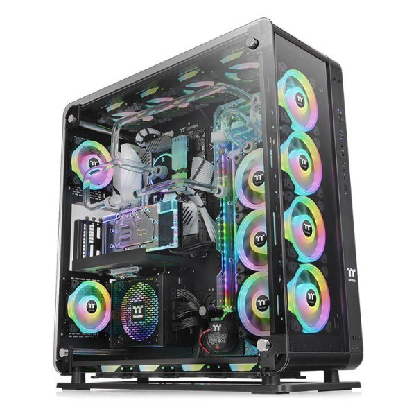 Thermaltake Core P8 TG - Full Tower - PC - Schwarz - ATX - EATX - micro ATX - Mini-ITX - SPCC - Gaming