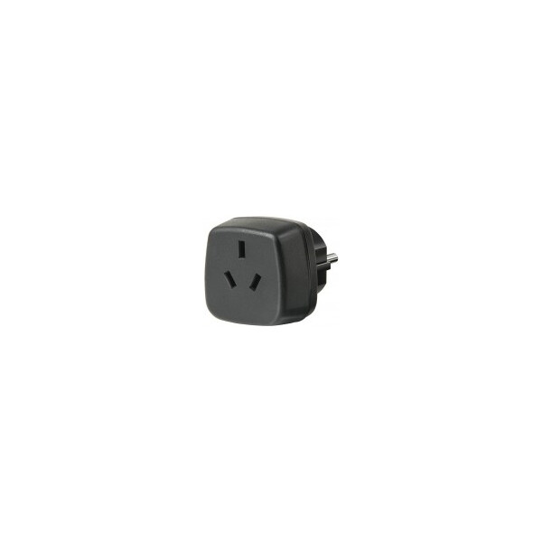 Brennenstuhl Travel Adapter Australia - China/earthed - Schwarz