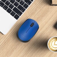 Logitech M171 - Beidhändig - Optisch - RF Wireless - 1000 DPI - Blau