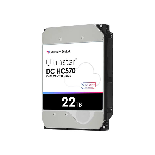 WD Ultrastar DH HC570 - 3.5 Zoll - 22000 GB - 7200 RPM