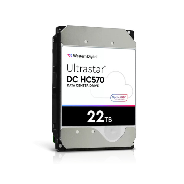 WD Ultrastar DH HC570 - 3.5 Zoll - 22000 GB - 7200 RPM