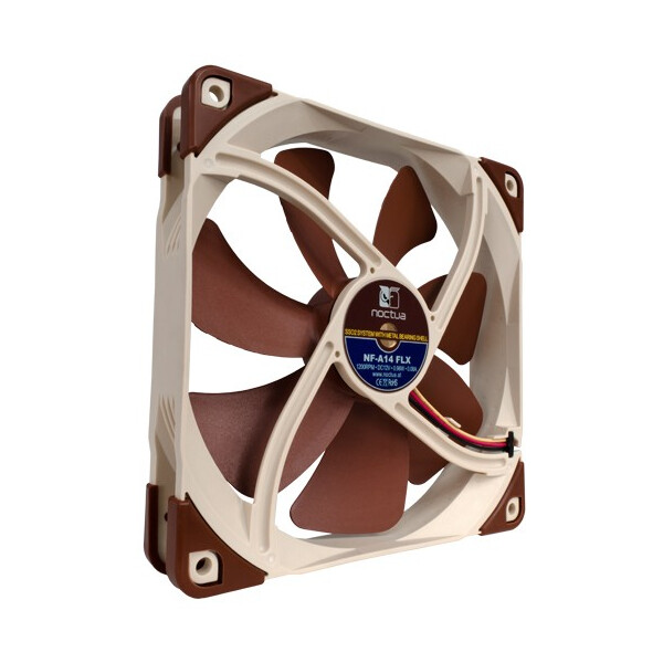 Noctua NF-A14 FLX - Ventilator - 14 cm - 1200 RPM - 19,2 dB - 115,5 m³/h