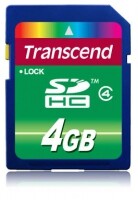 Transcend TS4GSDHC4 - 4 GB - SDHC - Schwarz