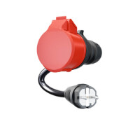 go-e CH-04-30 - 0,3 m - Indoor - IP55 - Schwarz - Rot - 1 AC-Ausgänge - 230 V