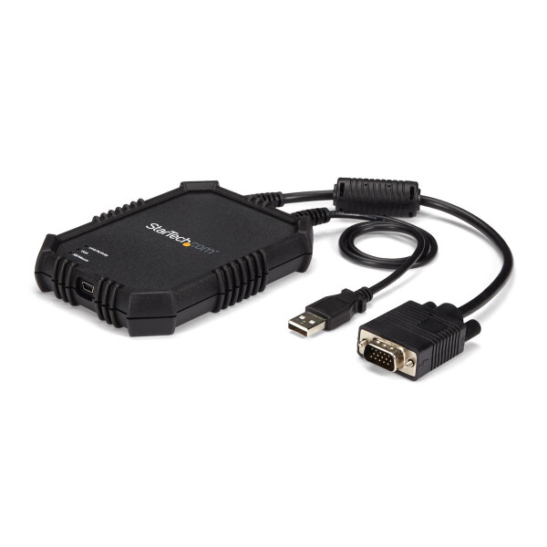 StarTech.com USB 2.0 KVM Konsole - Mobiler Laptop Crash Cart Adapter mit Datenübertragung und Videoaufnahme - KVM-Switch