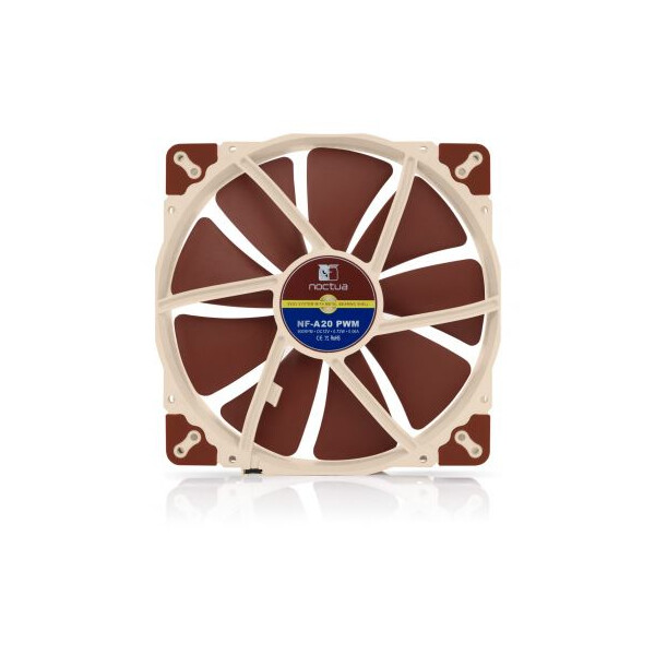 Noctua NF-A20 PWM - Ventilator - 20 cm - 350 RPM - 800 RPM - 18,1 dB - 146,9 m³/h