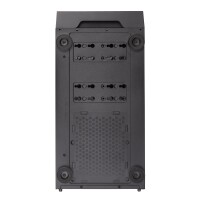 SilverStone FARA R1 - Midi Tower - PC - Schwarz - ATX - micro ATX - Mini-ATX - Gehärtetes Glas - Kunststoff - Stahl - 16,1 cm
