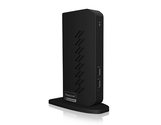 ICY BOX IB-DK2252AC - Kabelgebunden - USB 3.2 Gen 1 (3.1 Gen 1) Type-C - 10,100,1000 Mbit/s - Schwarz - 5 Gbit/s - 4K Ultra HD