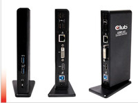Club 3D USB 3.0 Dual Display Docking Station -...