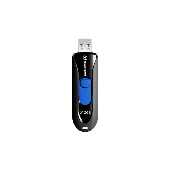 Transcend JetFlash 790 - 512 GB - USB Typ-A - 3.2 Gen 1 (3.1 Gen 1) - Dia - 9 g - Schwarz