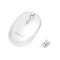 LogiLink optical Maus 2.4 GHz weiß Bluetooth...