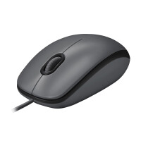 Logitech Mouse M100 - Beidhändig - Optisch - USB...