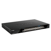 D-Link DGS-1520-28MP/E 28-Port GBit PoE Smart Mgt Stack...