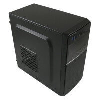 LC-Power 2015MB - Micro Tower - PC - Schwarz - ATX - Metall - Heimbüro